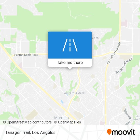 Mapa de Tanager Trail