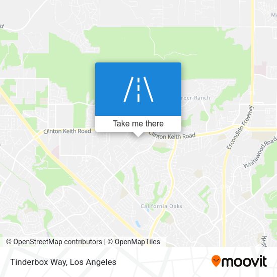 Mapa de Tinderbox Way