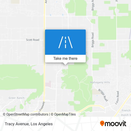 Mapa de Tracy Avenue