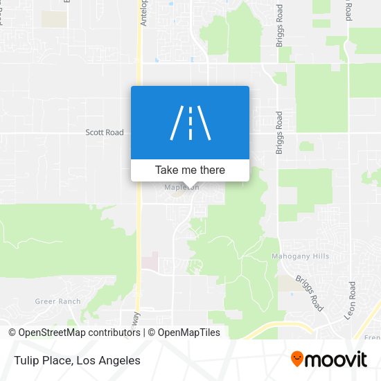 Mapa de Tulip Place