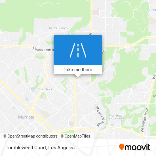 Tumbleweed Court map
