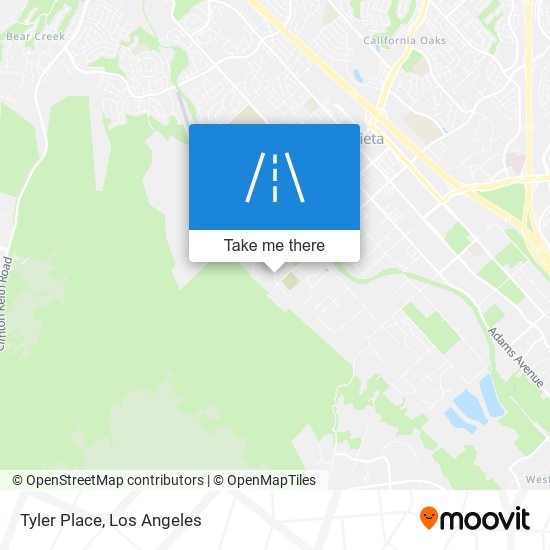 Tyler Place map