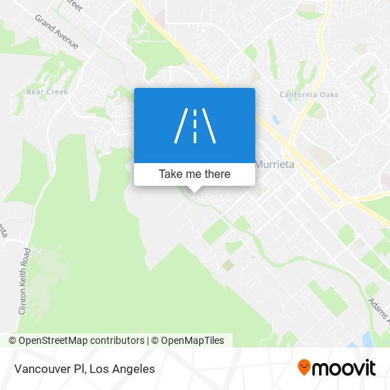 Vancouver Pl map