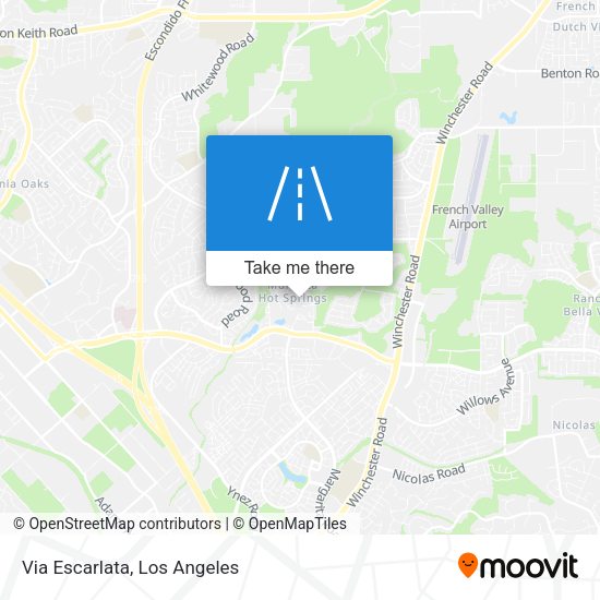 Mapa de Via Escarlata