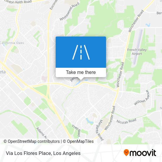Mapa de Via Los Flores Place