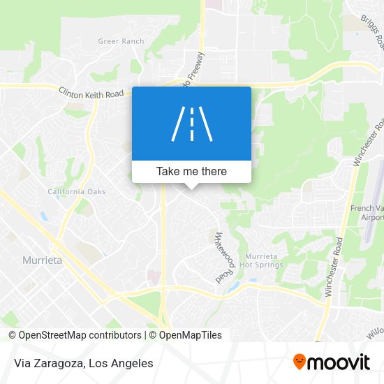 Via Zaragoza map