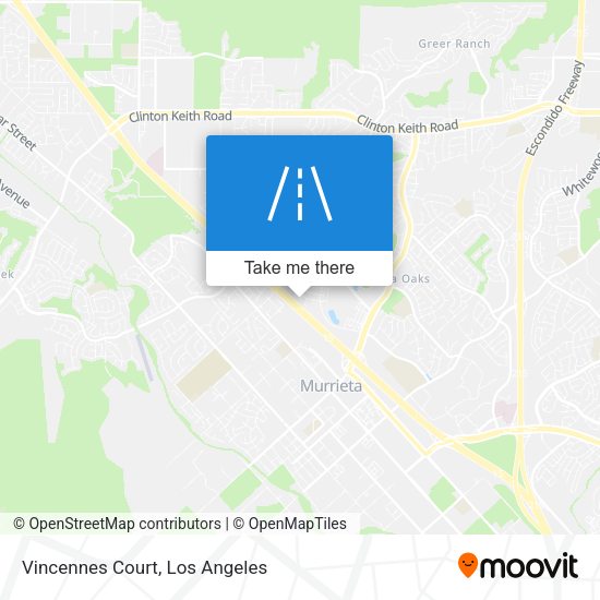Vincennes Court map