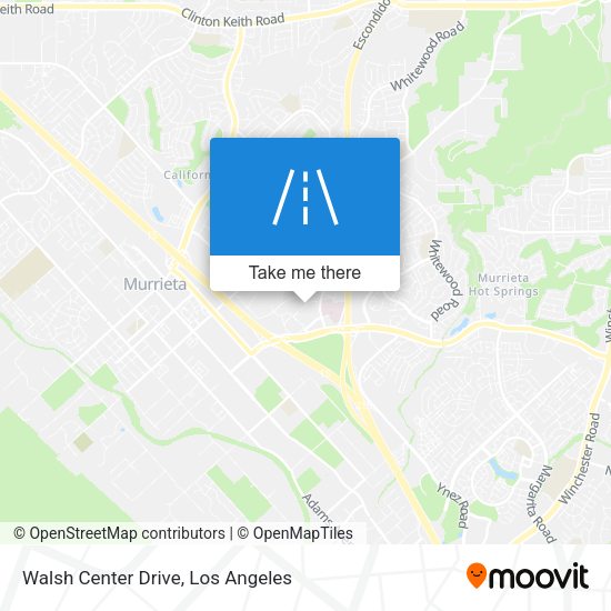 Mapa de Walsh Center Drive