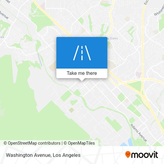 Mapa de Washington Avenue