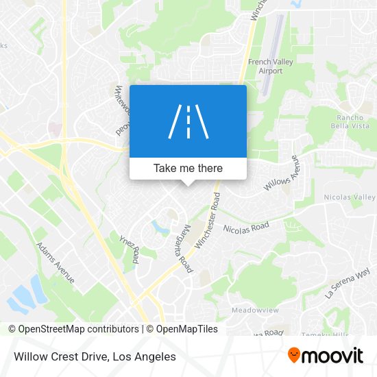 Mapa de Willow Crest Drive