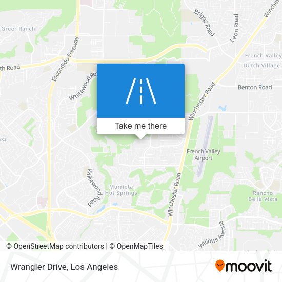 Mapa de Wrangler Drive