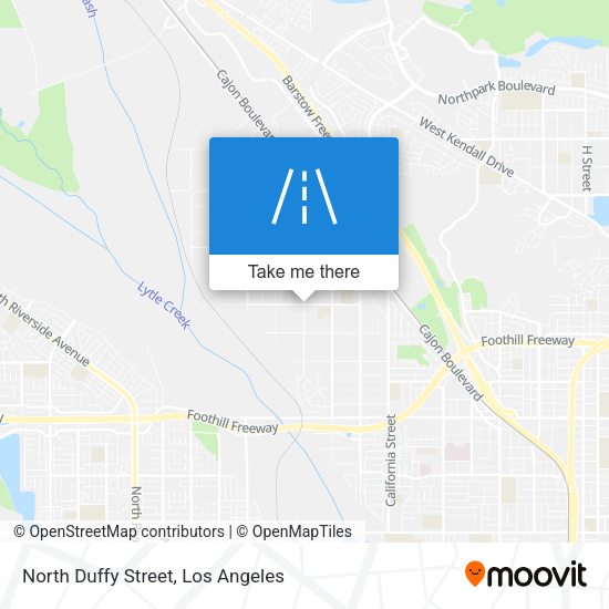 North Duffy Street map
