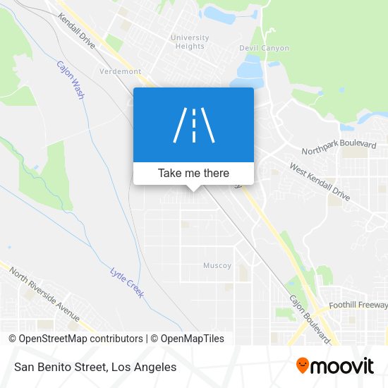 San Benito Street map
