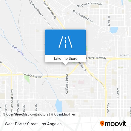 Mapa de West Porter Street