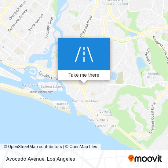 Mapa de Avocado Avenue