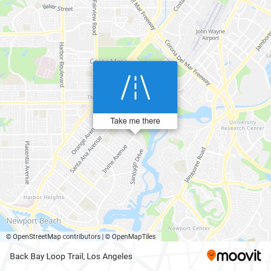 Back Bay Loop Trail map