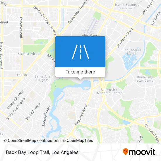 Back Bay Loop Trail map