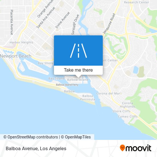 Mapa de Balboa Avenue