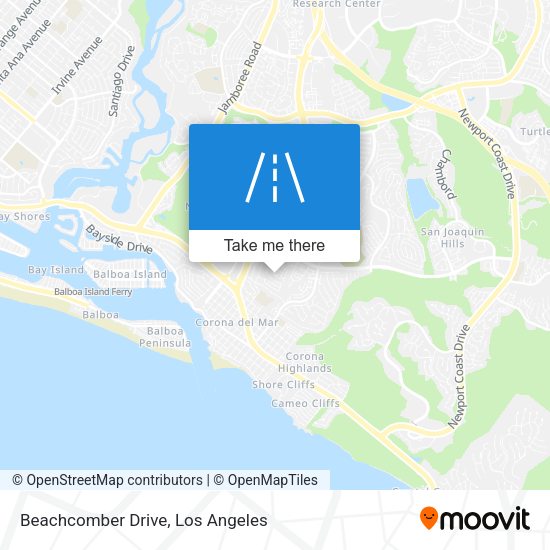 Beachcomber Drive map