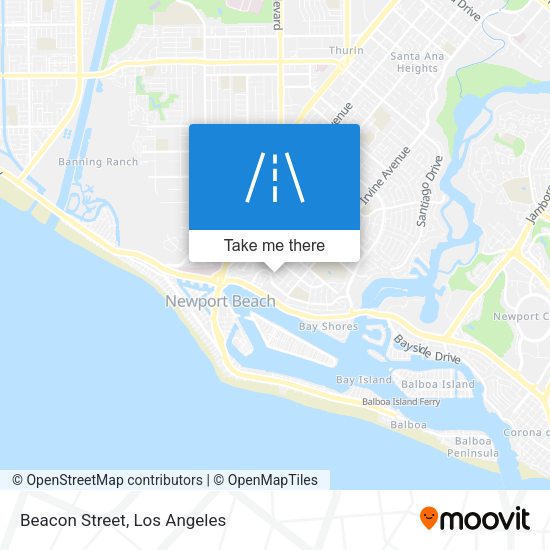 Beacon Street map