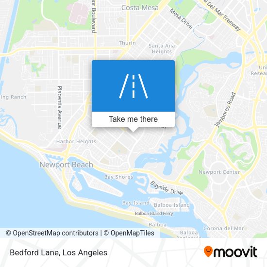 Mapa de Bedford Lane