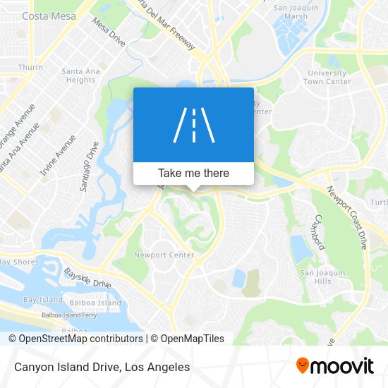 Canyon Island Drive map