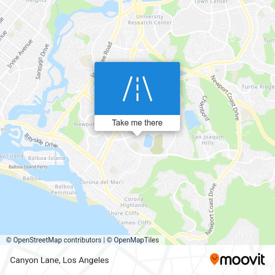 Mapa de Canyon Lane