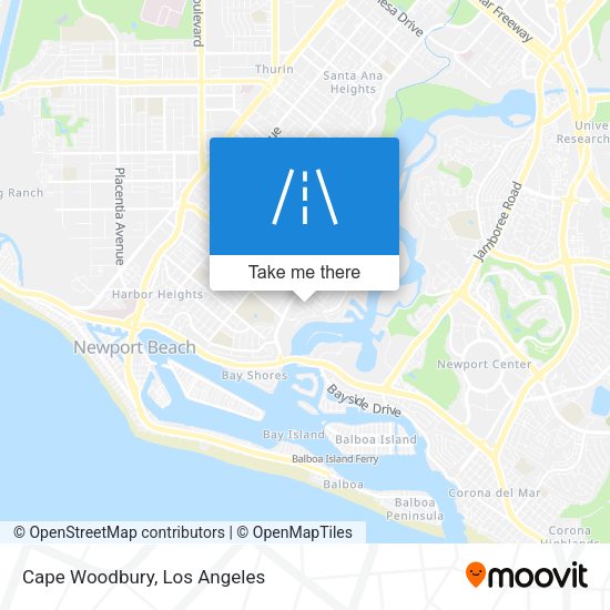Mapa de Cape Woodbury