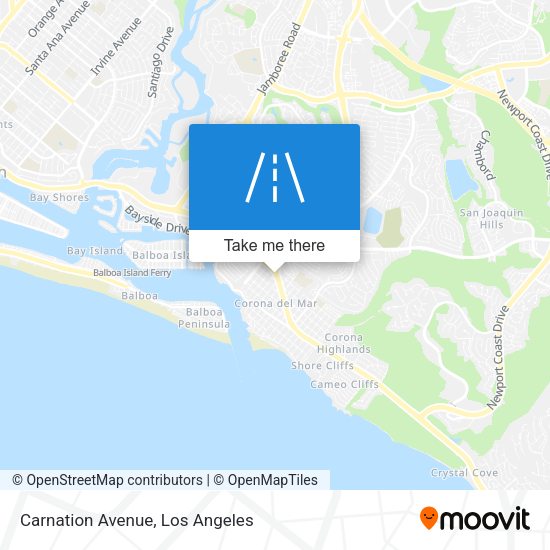 Carnation Avenue map