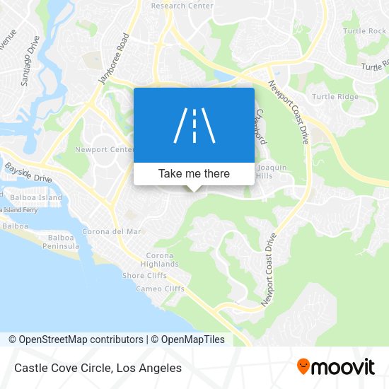 Castle Cove Circle map