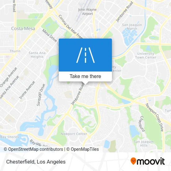 Chesterfield map