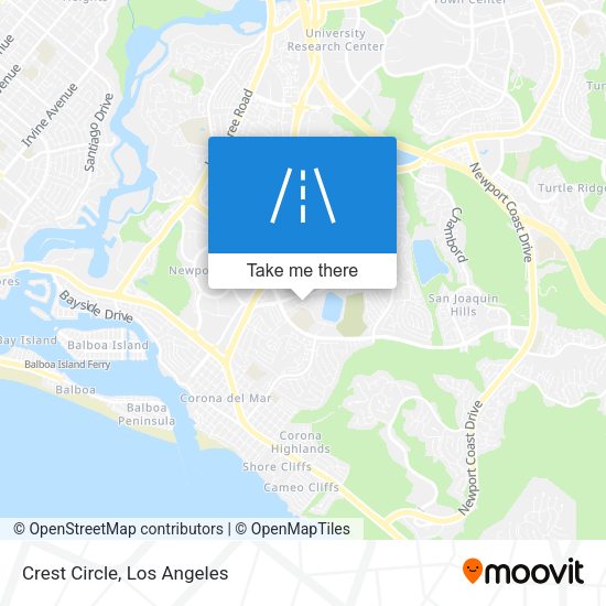 Mapa de Crest Circle