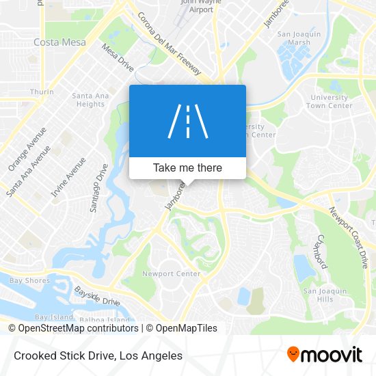 Crooked Stick Drive map