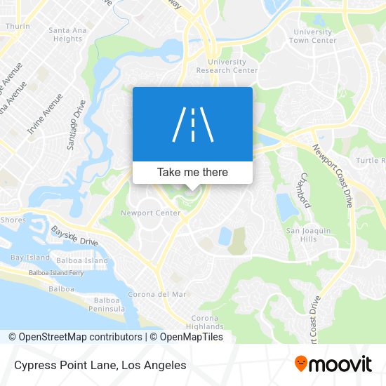 Cypress Point Lane map