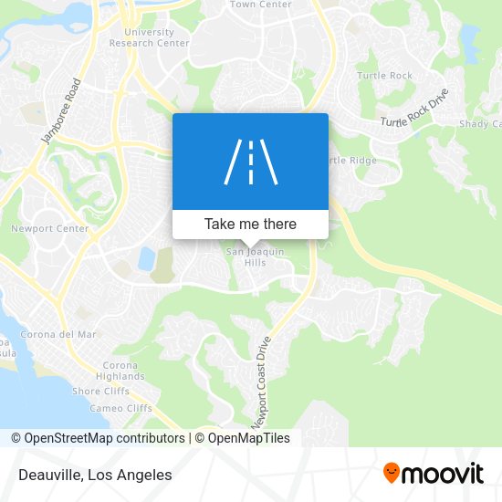 Mapa de Deauville