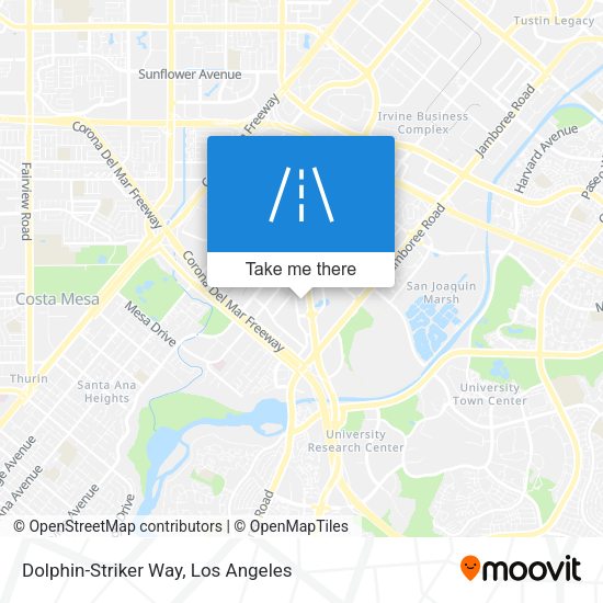 Dolphin-Striker Way map