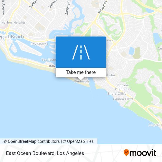 East Ocean Boulevard map