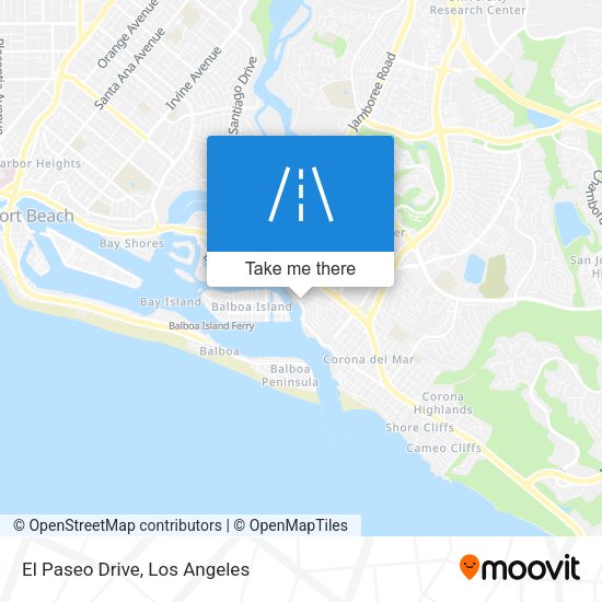 Mapa de El Paseo Drive
