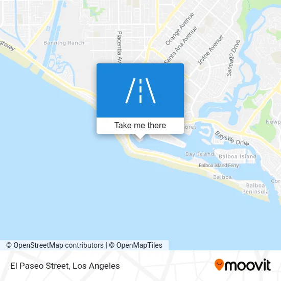El Paseo Street map