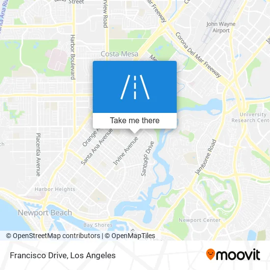 Francisco Drive map