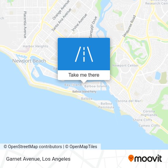 Mapa de Garnet Avenue