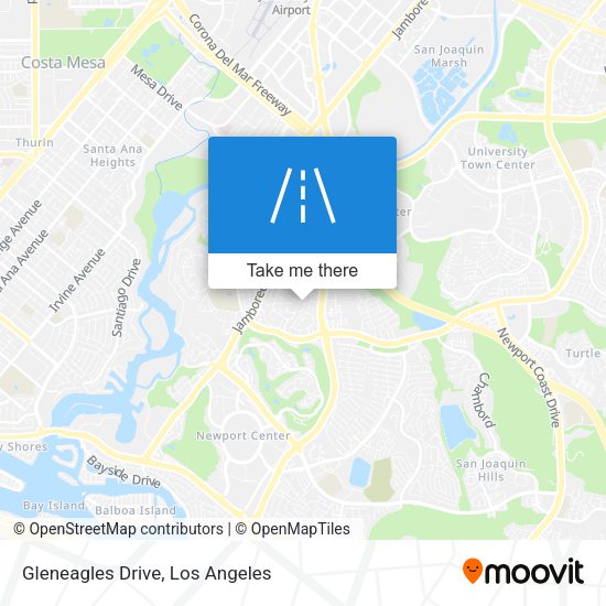 Mapa de Gleneagles Drive