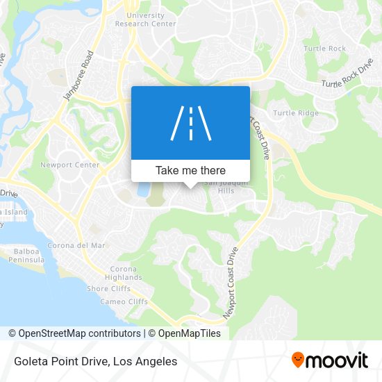 Goleta Point Drive map