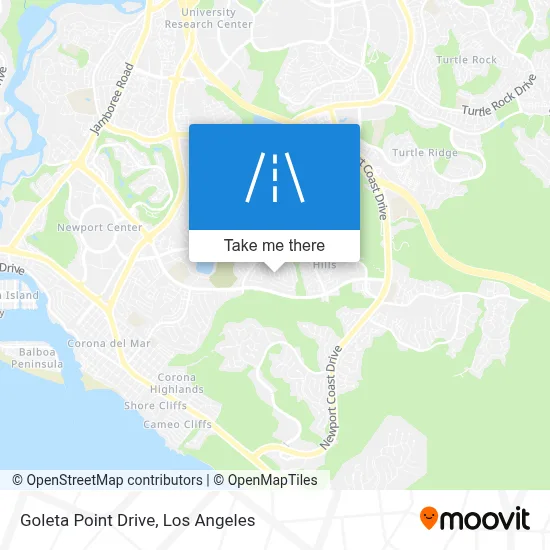 Goleta Point Drive map
