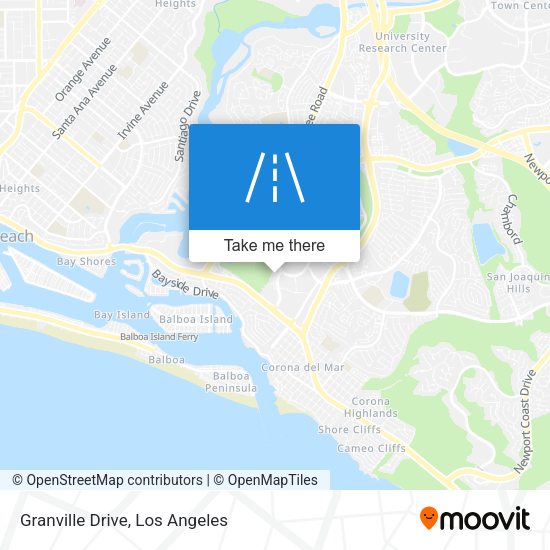 Granville Drive map