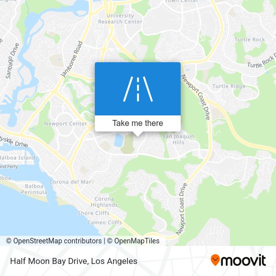 Mapa de Half Moon Bay Drive