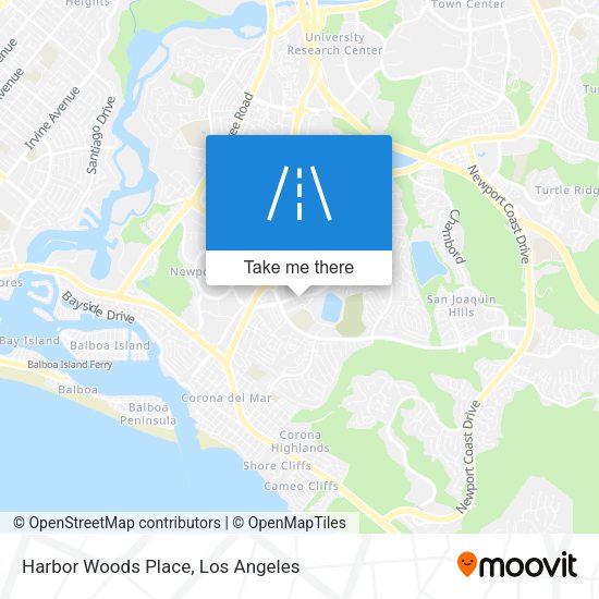 Harbor Woods Place map