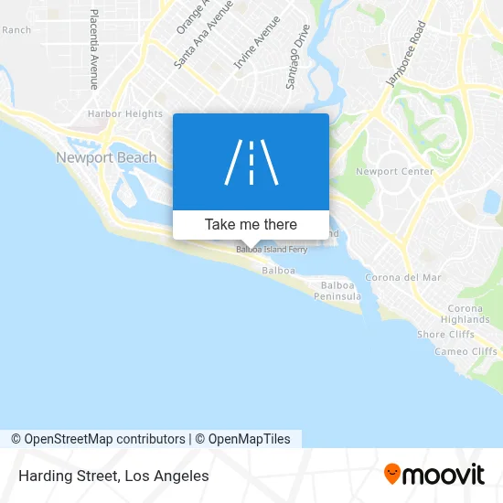Harding Street map