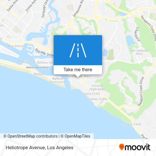 Mapa de Heliotrope Avenue