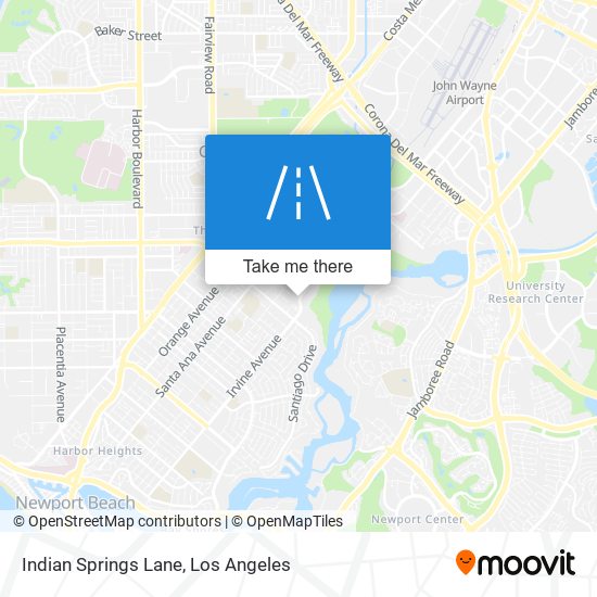 Indian Springs Lane map